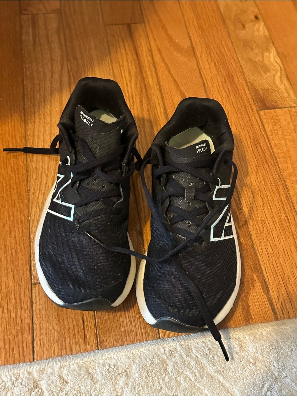 New Balance FuelCell Rebel Black Athletic Sneakers